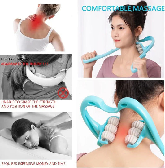 6-Wheel Neck and Back Massager