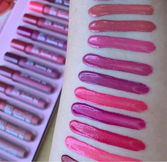 FitMe Lip Gloss Set – 12 Gorgeous Shades for Every Mood!