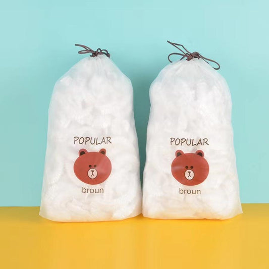 Disposable Plastic Food Wrap – 100 Pcs