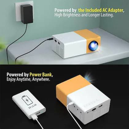 Portable LED Mini Projector with HDMI